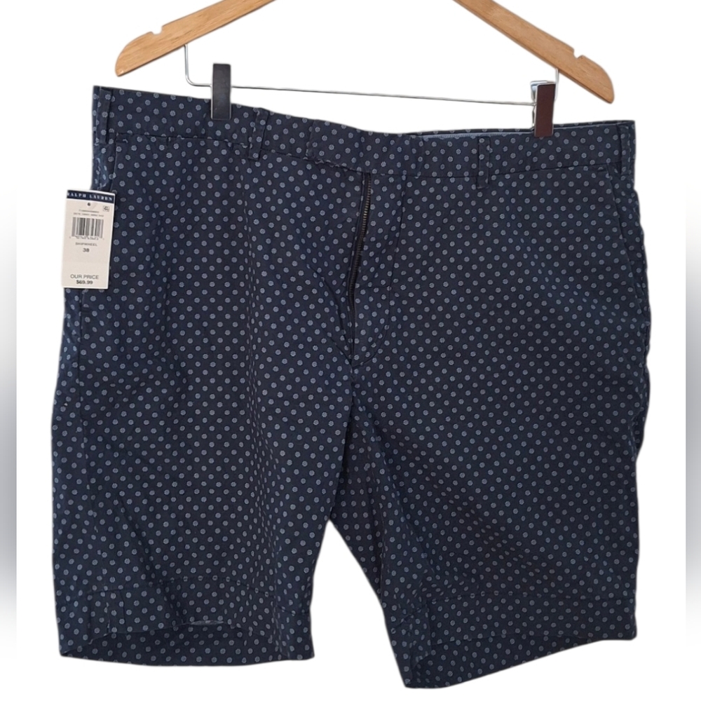 NWT Polo Ralph Lauren Men's geometric Ship Wheel Cotton Shorts Staight Fit Golf - Picture 4 of 10